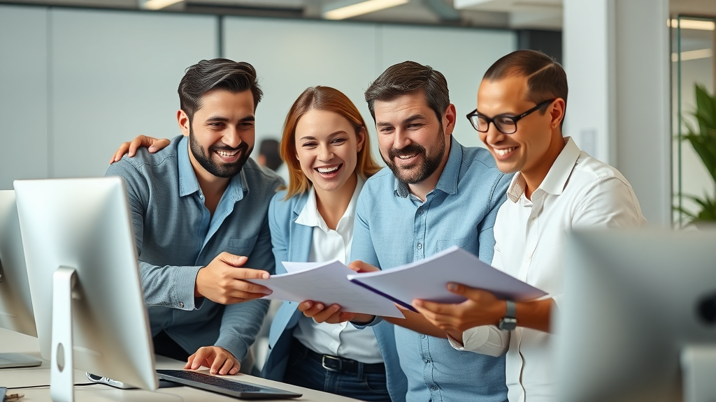 content marketing strategies for small business blogs team collaborating digital marketing strategy