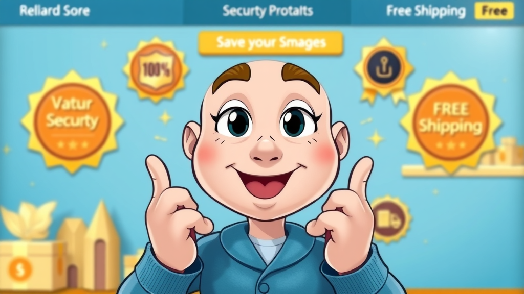 Reliable product page interface with security badges and free shipping for conversion rate optimization