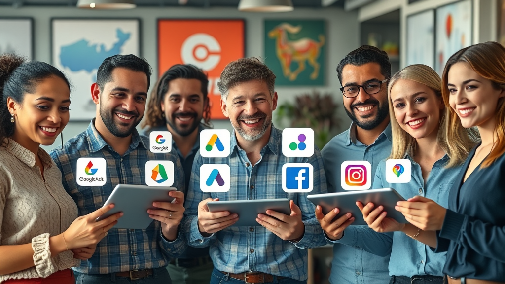 small business owners comparing Facebook Ads, Google Ads, and Instagram for retargeting