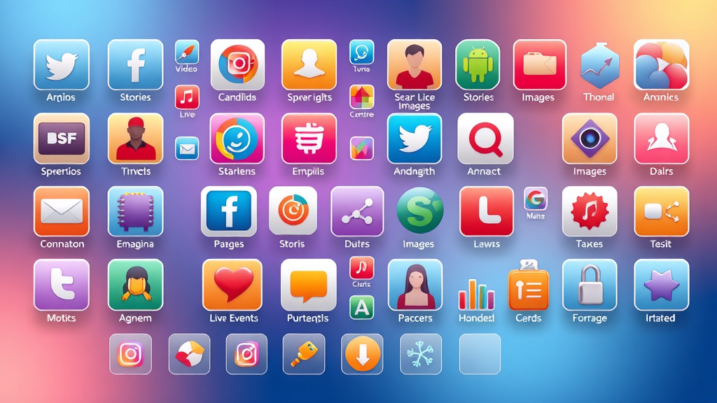 social media content strategy content matrix of videos, stories, images per platform