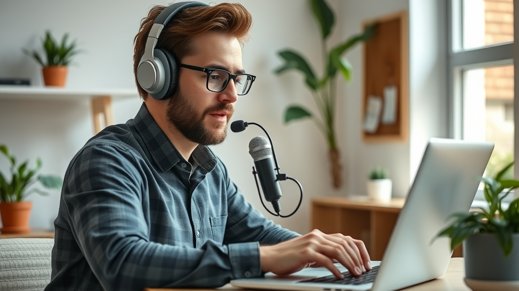 podcast to article transformation repurpose content content recycling modern workspace