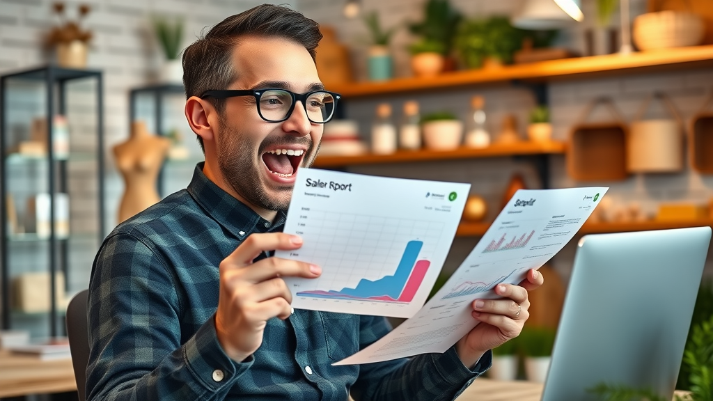 small business blogging success story online sales results