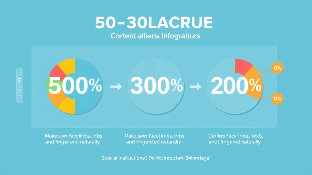 social media content strategy 50-30-20 rule infographic pie chart