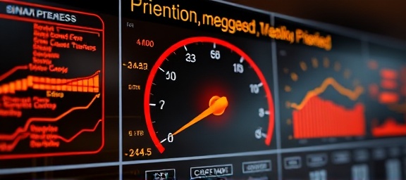 efficient website speed optimization chart, attentive, measuring load times, photorealistic, digital landscape of data bits and binary codes, highly detailed, animated arrows and timelines, 6k resolution, vibrant oranges and yellows, natural sunlight effects, shot with a Sony FE 28mm f/2 lens.
