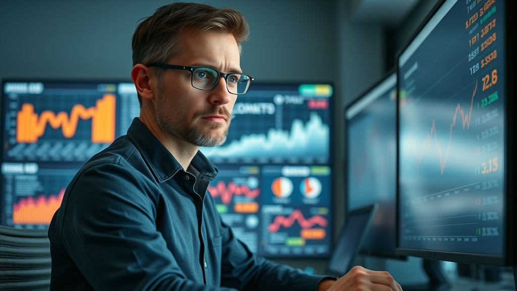 marketing analyst measuring conversion rate of retargeting campaign for local business