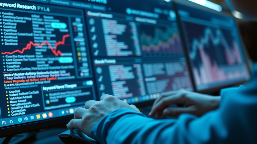 SEO for small businesses keyword research dashboard digital tools