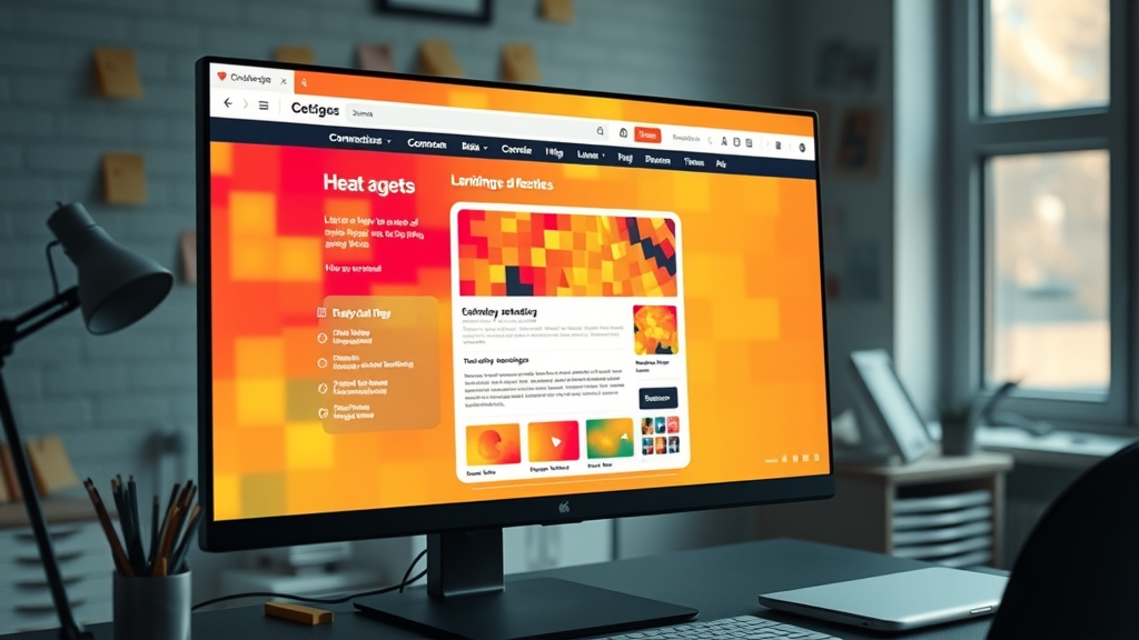 landing page optimization heatmap click zones analytics