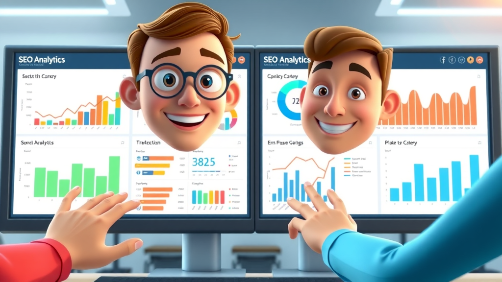 SEO for small businesses dashboard of top SEO analytics tools