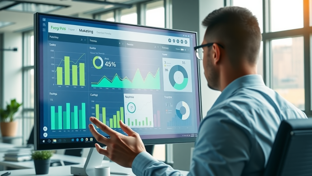 marketing analytics dashboard retargeting ads setup campaign professional analyzing ad performance digital marketing strategy