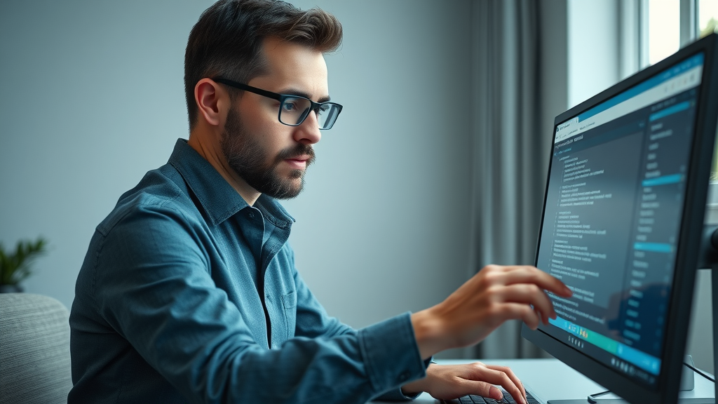 small business owner implementing tracking code for retargeting ad setup