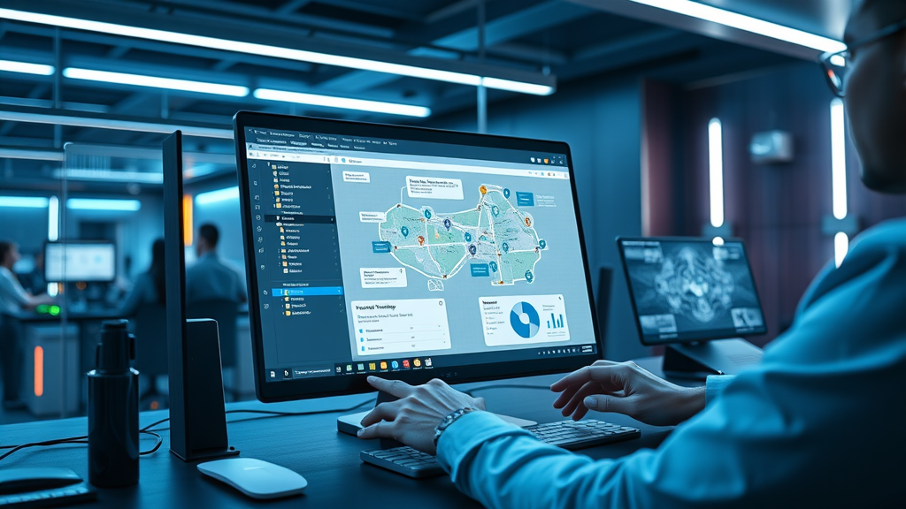 customer journey mapping software interface for journey maps visualization