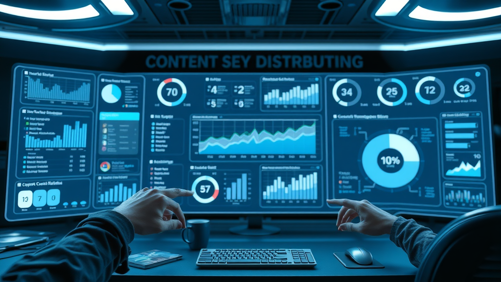 management system dashboard for multichannel content distribution analytics