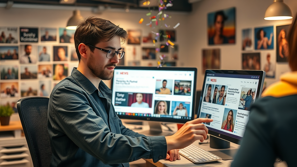 digital editor selecting user-generated local content, personalization, media site design tips