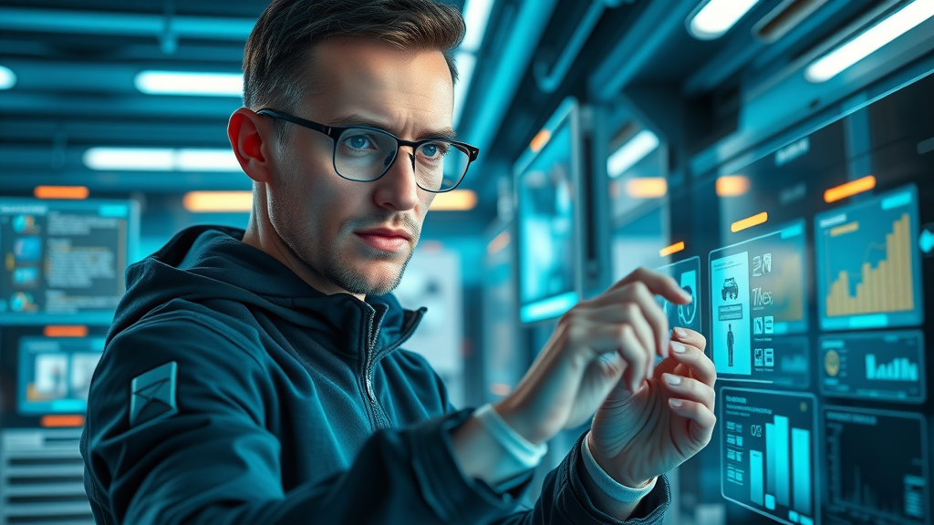 Marketer setting up Google Ads retargeting dynamic product ads in technical environment