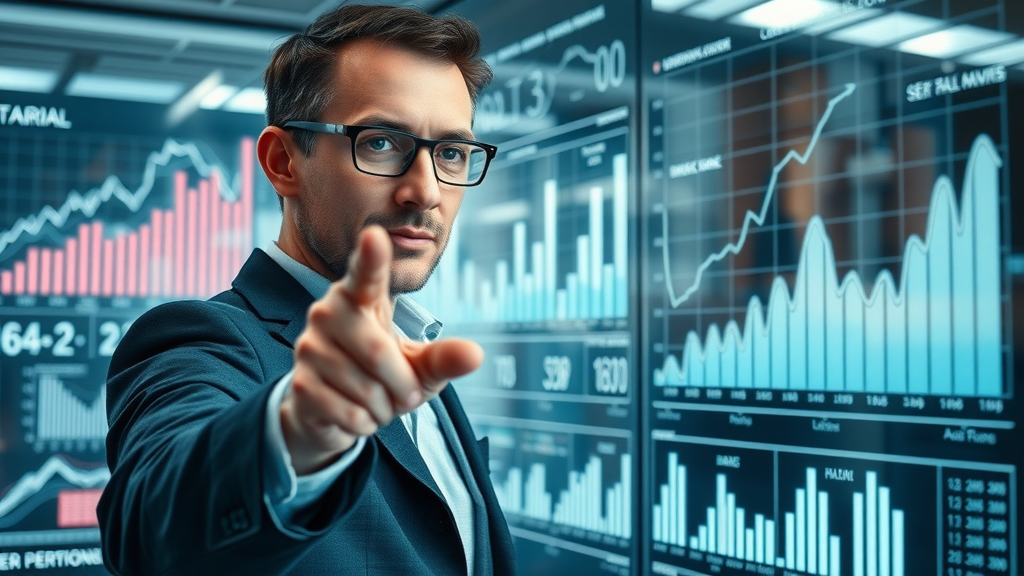 Marketing analyst evaluating blog SEO performance metrics