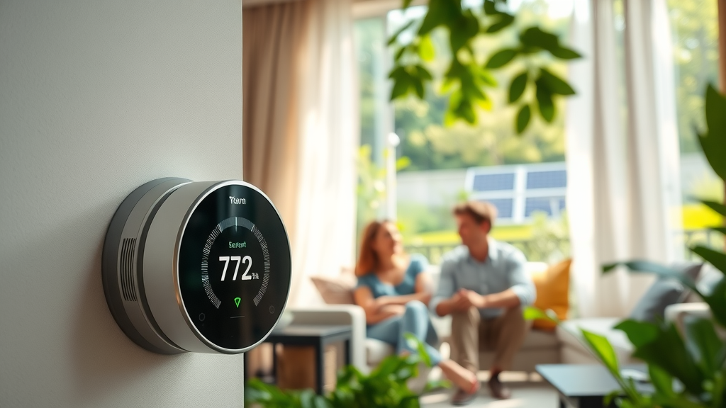 Modern eco-friendly HVAC solutions lower bills in green family home
