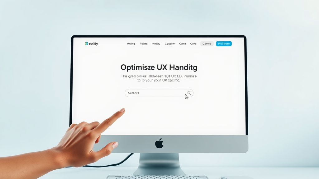 Conversion rate strategies with modern minimal landing page, focused CTA section, and user interaction elements