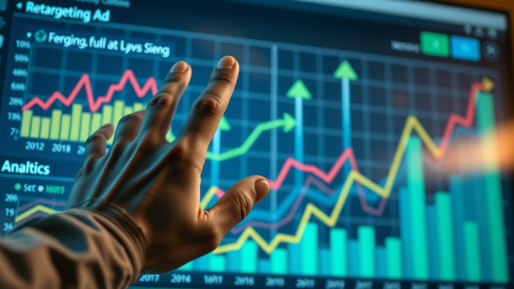 retargeting ad performance chart for small businesses
