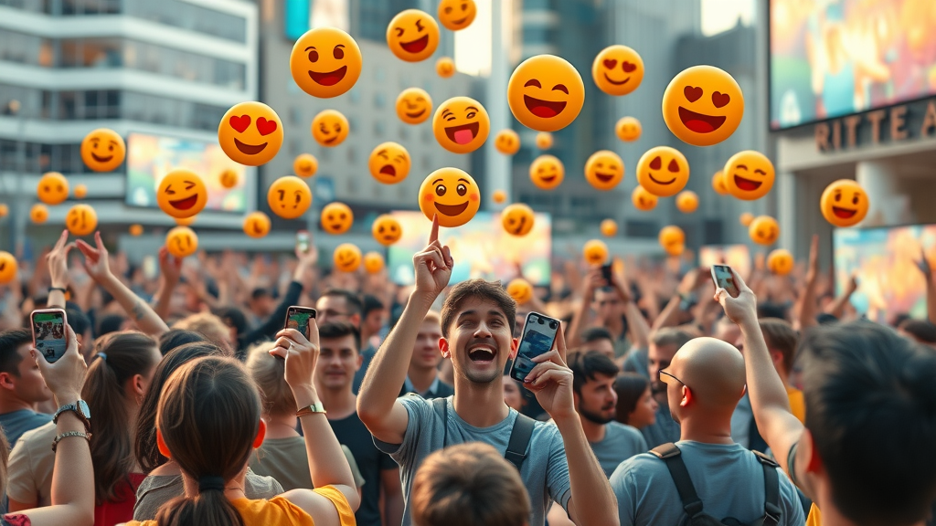 enthusiastic audience sharing user-generated content with branded hashtag for content marketing strategy