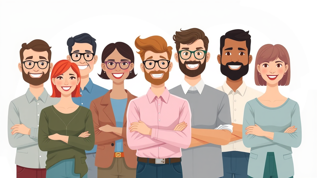 journey map template diverse personas illustration for customer journey maps